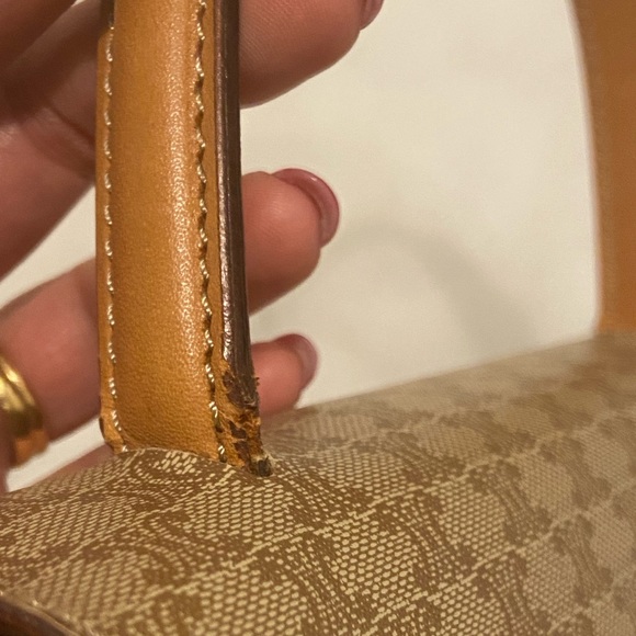 RARE CELINE VINTAGE HANDLE MACADAM BAG 
*Collector's item* - Picture 8 of 17